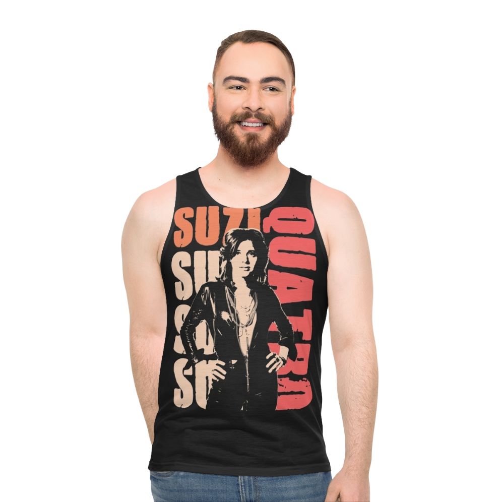 Suzi Quatro Glam Rock Unisex Tank Top