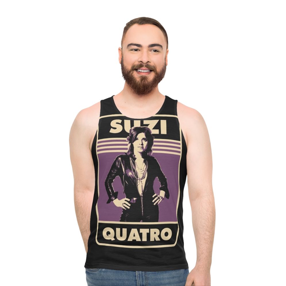 Suzi Quatro Unisex Hard Rock Tank Top