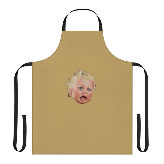 Swans "To Be Kind" inspired apron with swan design