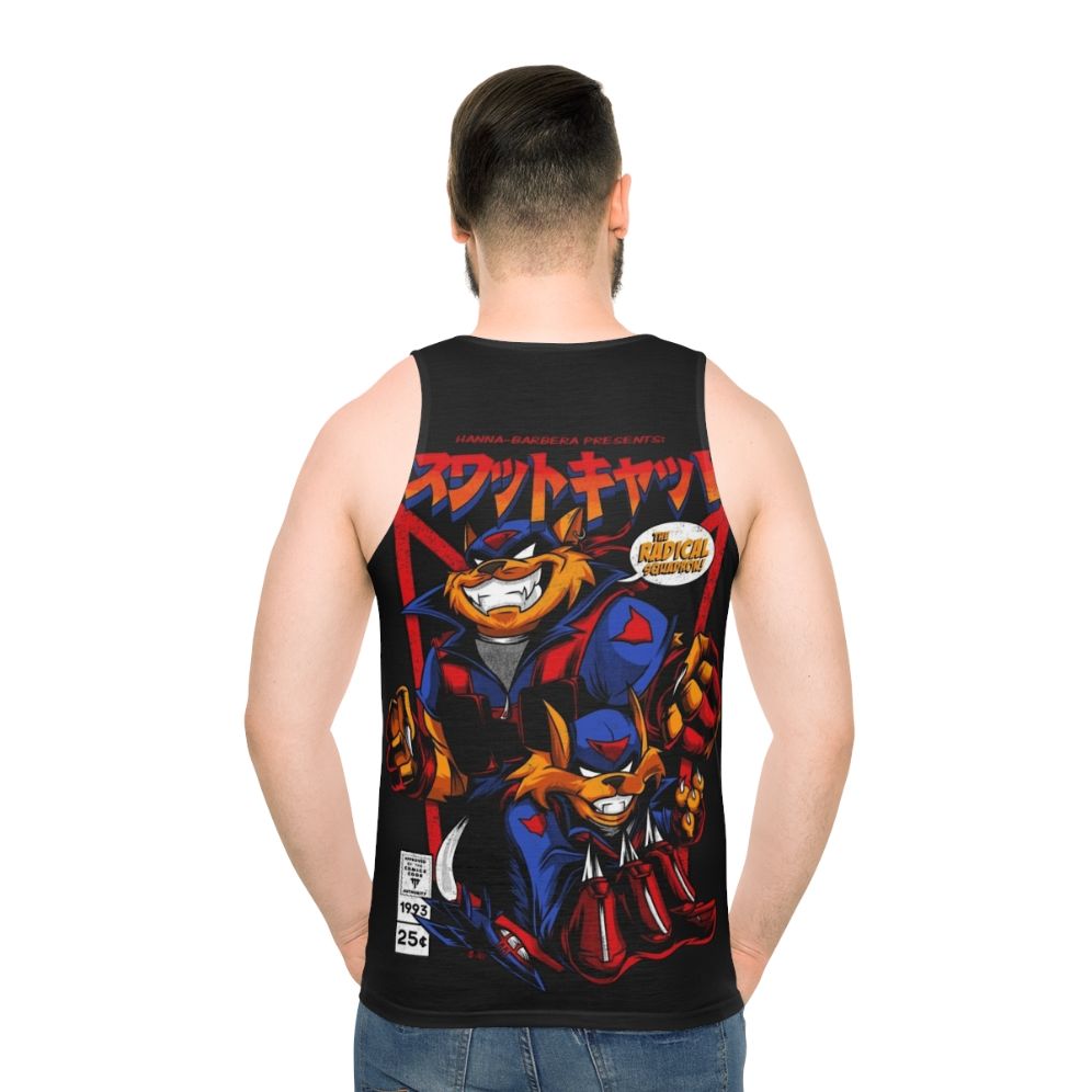 Swat Kats cartoon character unisex tank top