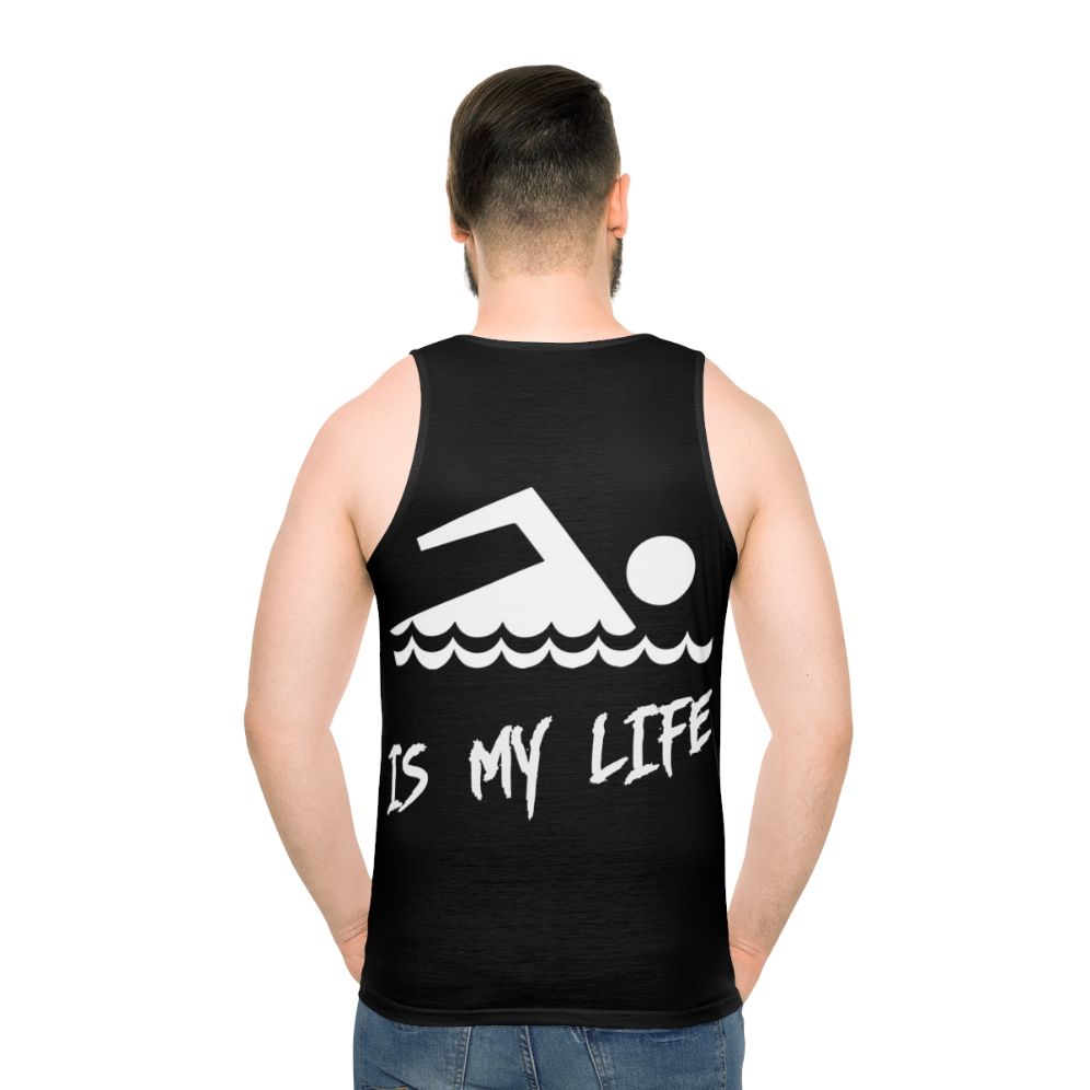 Unisex 'Swimming Is My Life' Tank Top