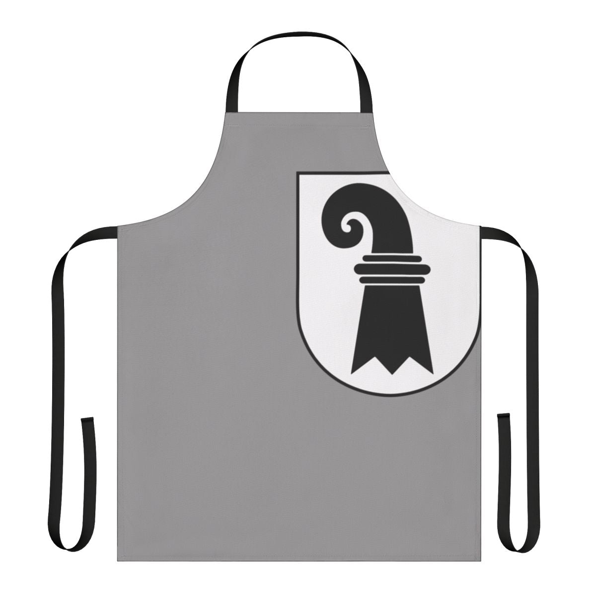 High-quality Basel, Switzerland-inspired apron featuring the iconic Swiss cross design