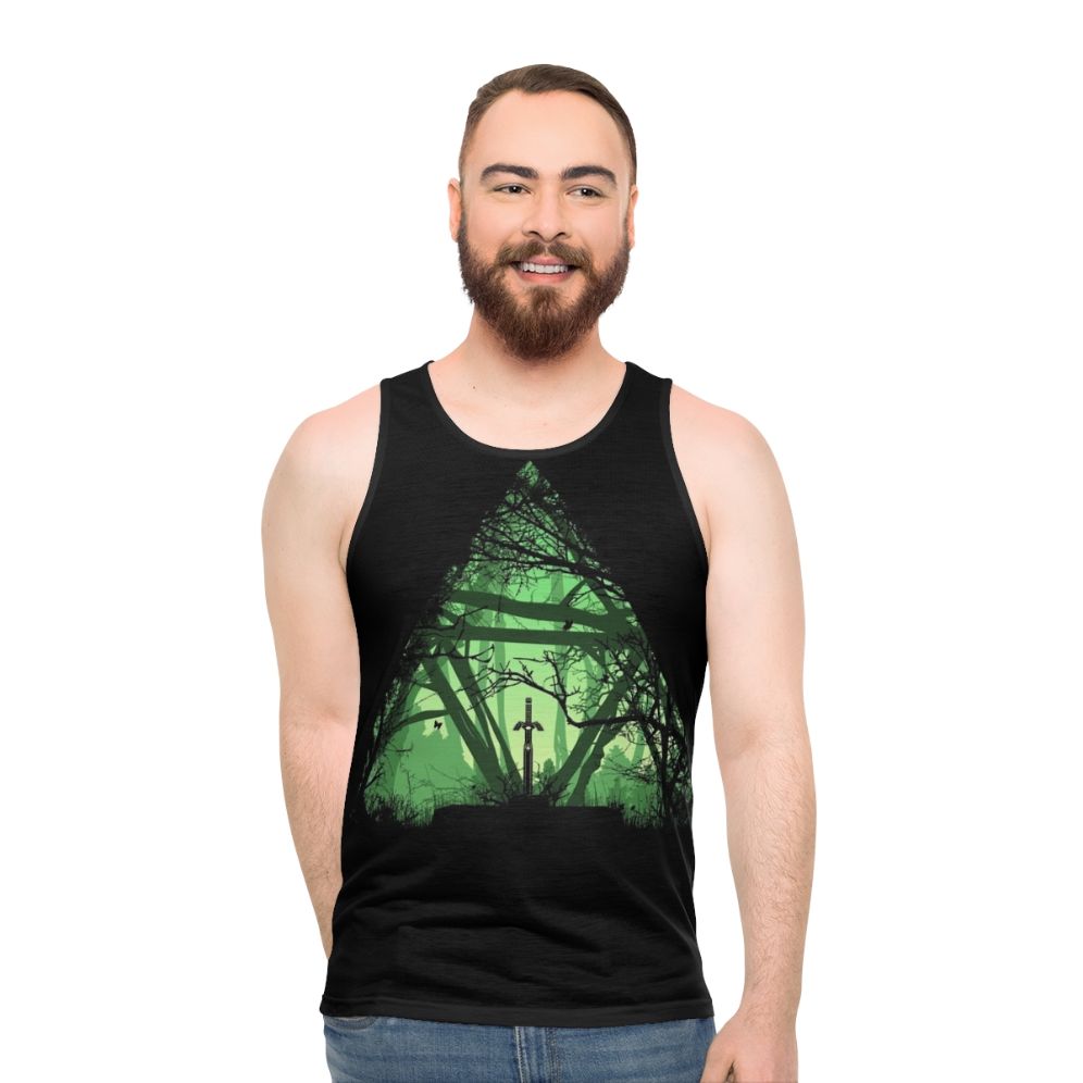 Sword in the Forest Unisex Tank Top