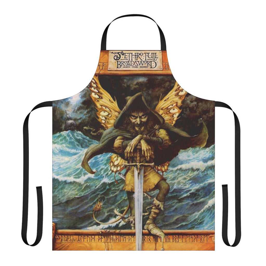 Sword-inspired apron featuring Jethro Tull 2020 Sudahlah design
