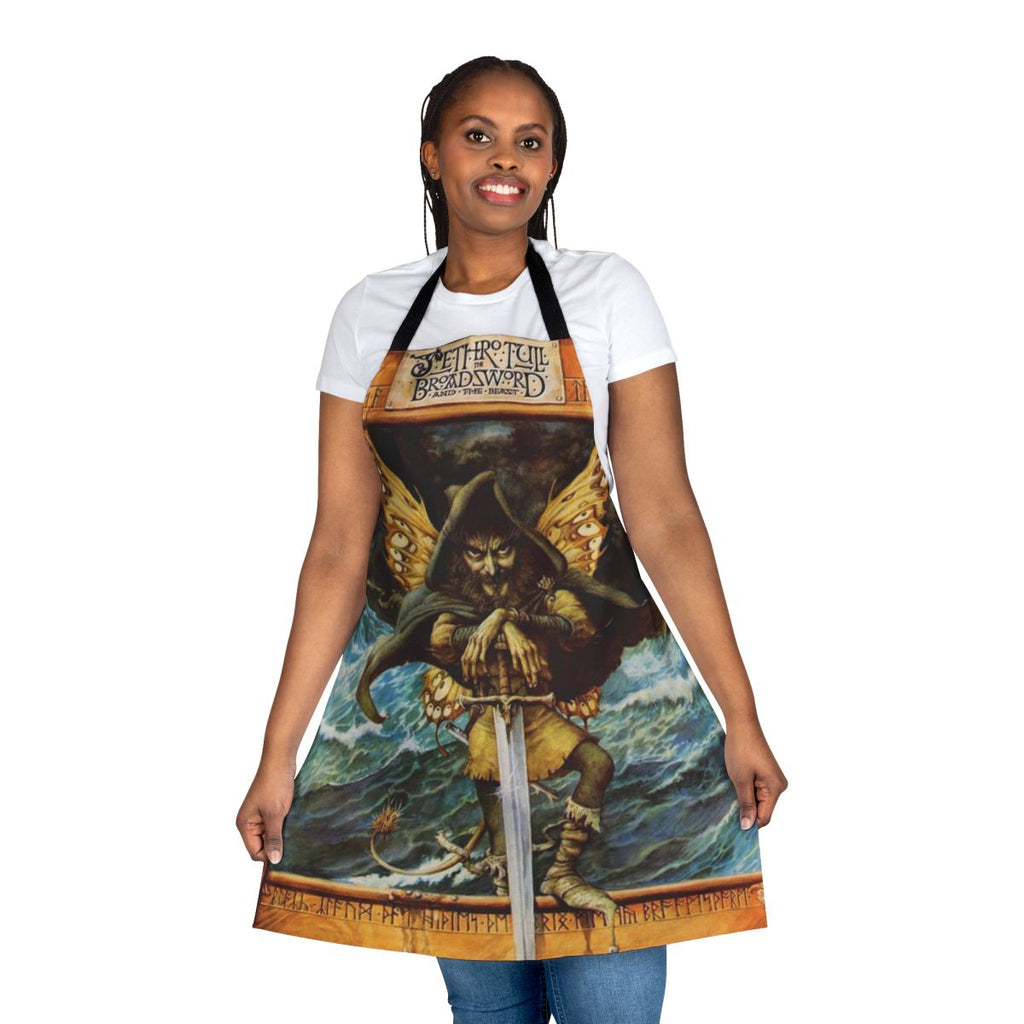 Sword-inspired apron featuring Jethro Tull 2020 Sudahlah design