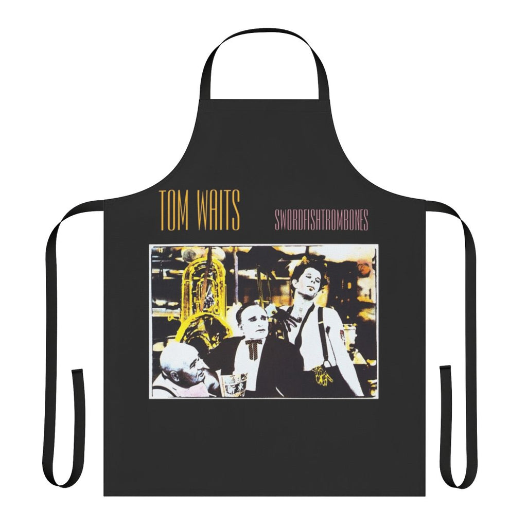 Swordfishtrombones-inspired apron featuring the iconic album cover art