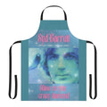 Syd Barrett themed apron with "Shine On You Crazy Diamond" design
