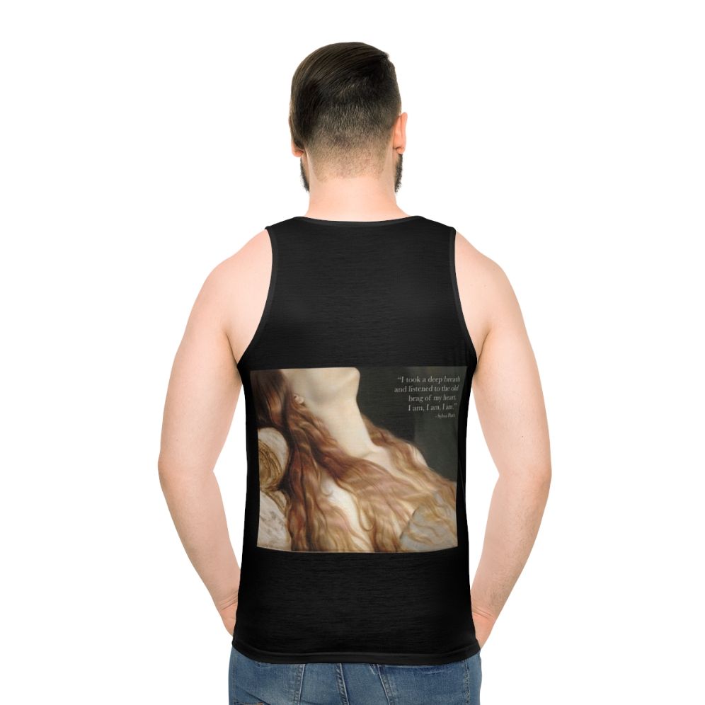 Sylvia Plath Quote Feminist Unisex Tank Top
