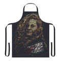 Apron featuring Arabic calligraphy design in solidarity with the Palestinian struggle for justice and human rights.