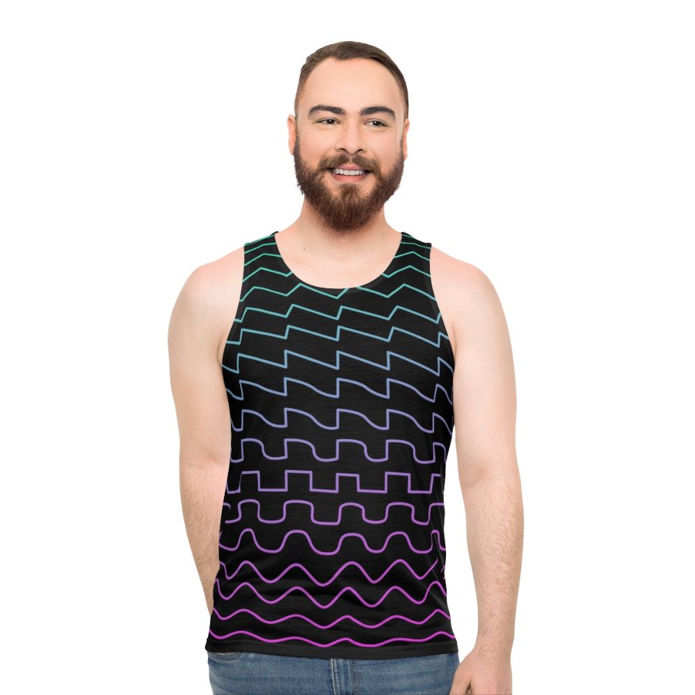 Synthesizer Waveforms Unisex Music Tank Top