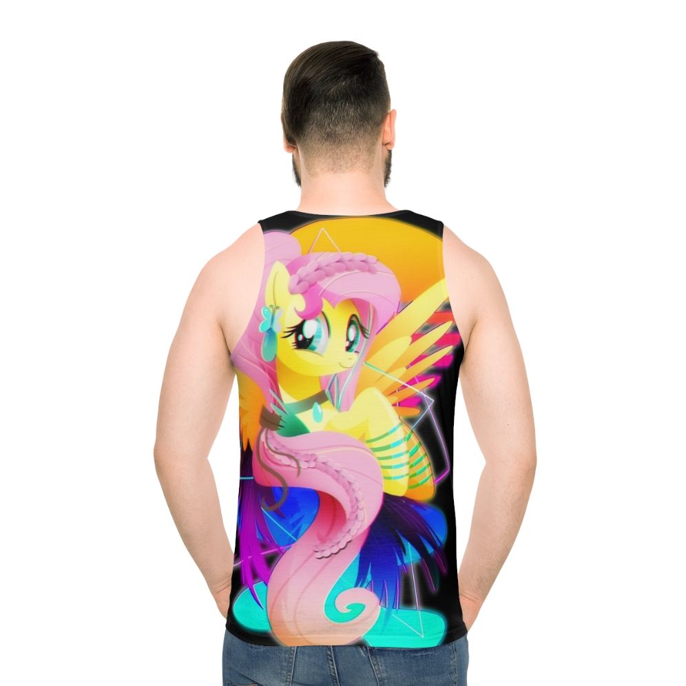 Synthwave Fluttershy Unisex Tank Top