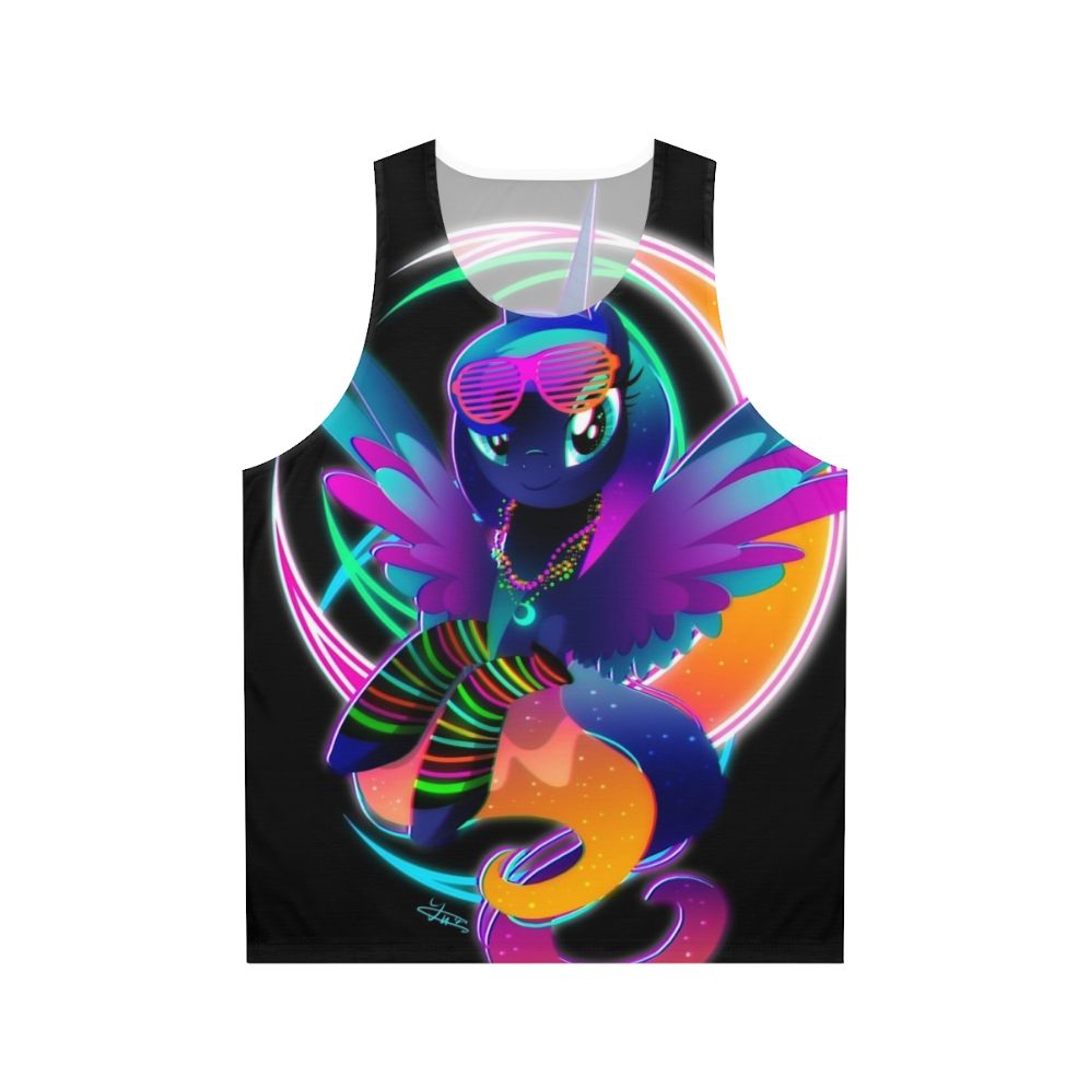 Synthwave Princess Luna Unisex Tank Top