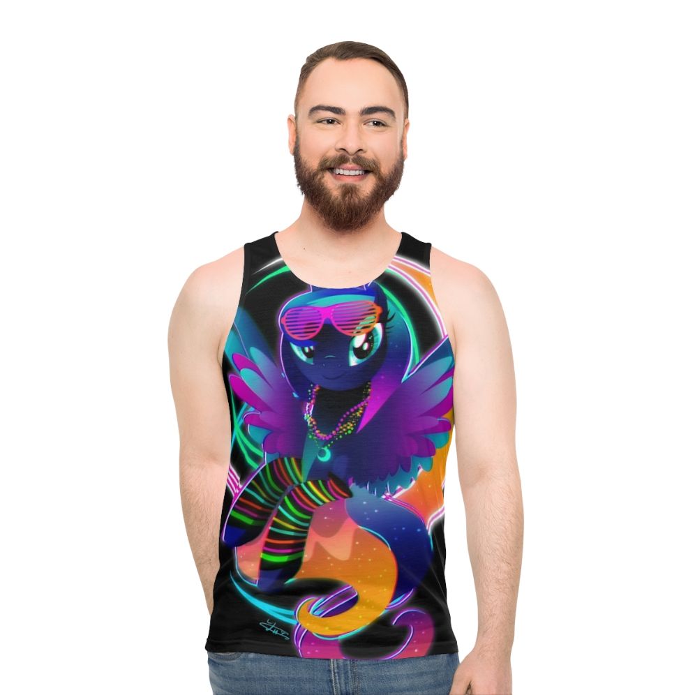 Synthwave Princess Luna Unisex Tank Top