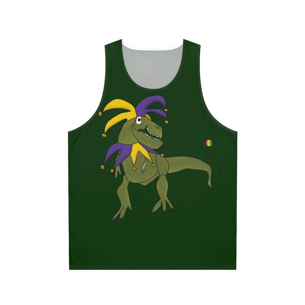 T-Rex Jester Unisex Tank Top