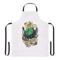 An apron featuring a "Roll Initiative" design, perfect for tabletop gaming enthusiasts.