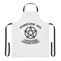 Satanic panic-themed tabletop gaming apron for dungeon masters and game masters