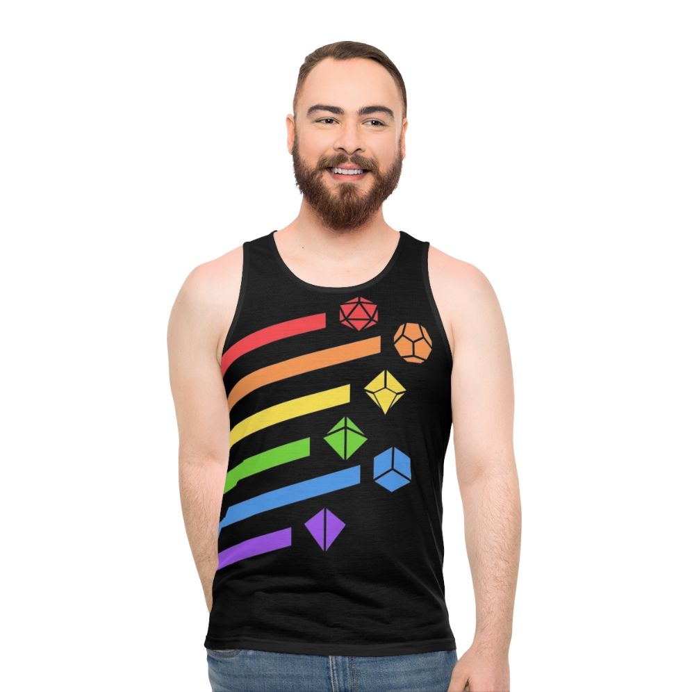 Tabletop RPG Dice Set Unisex Tank Top