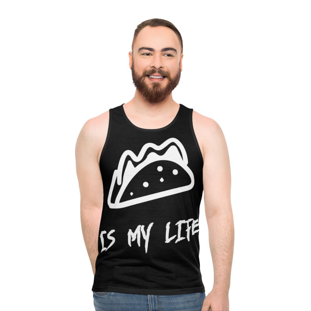 Taco lover unisex tank top