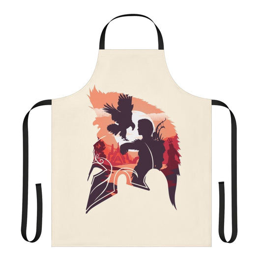 Tactical apron featuring an eagle bearer warrior design, inspired by Assassin's Creed Odyssey and ancient Greek history.