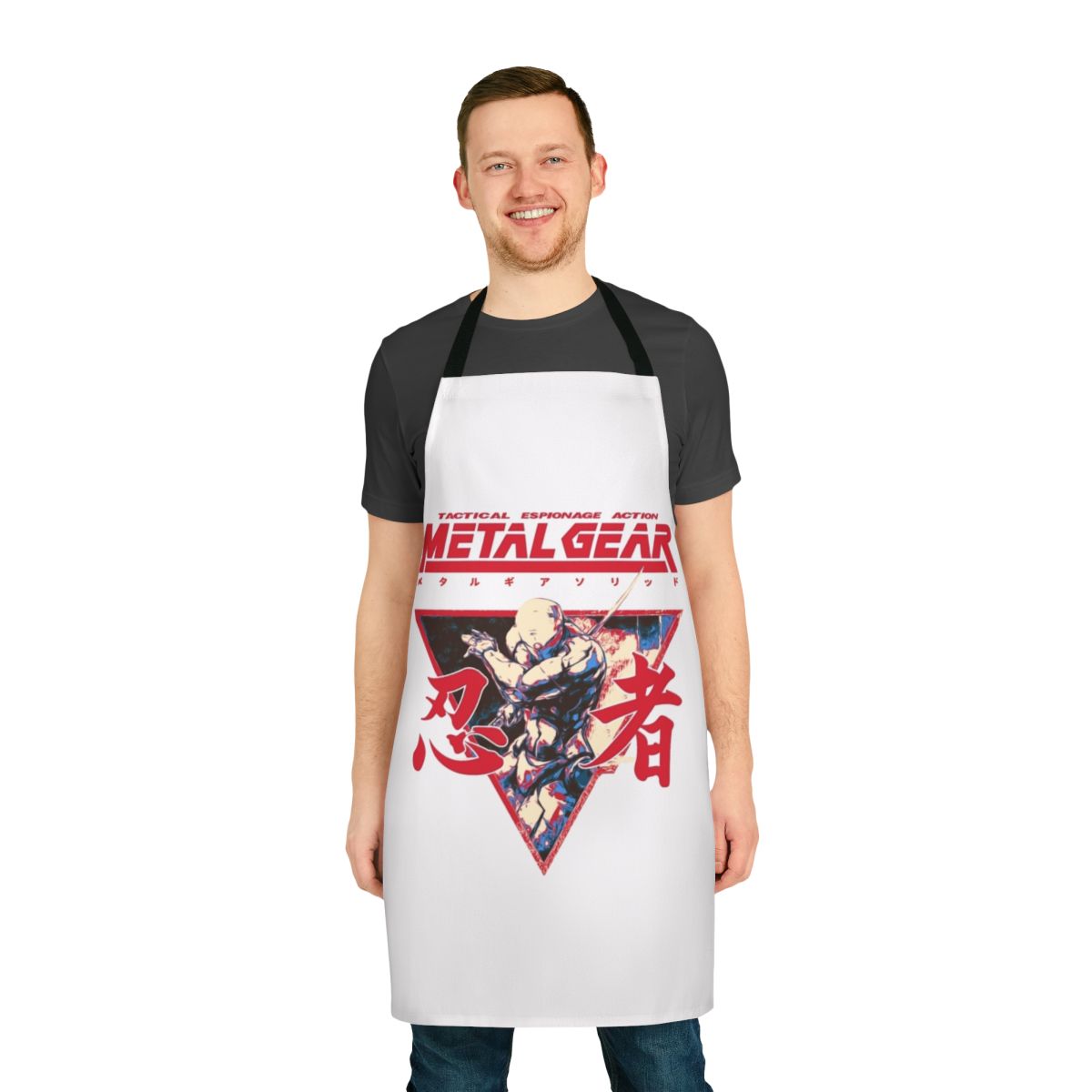 Gray Fox Cyborg Ninja Apron - Metal Gear Inspired Fan Art
