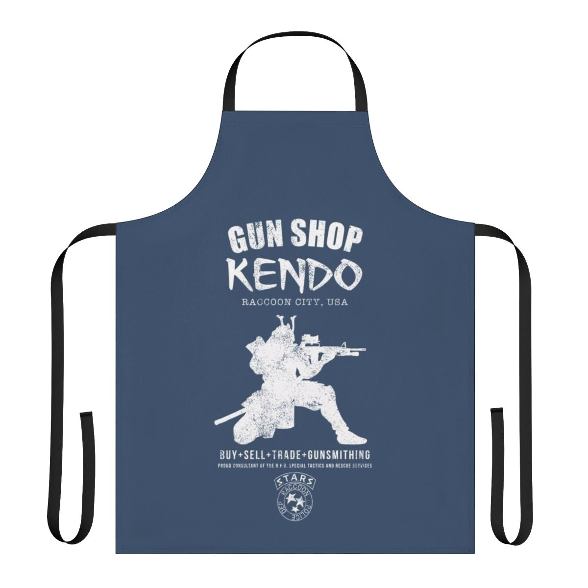 Tactical survival apron with Resident Evil-inspired design for gamers and gun enthusiasts