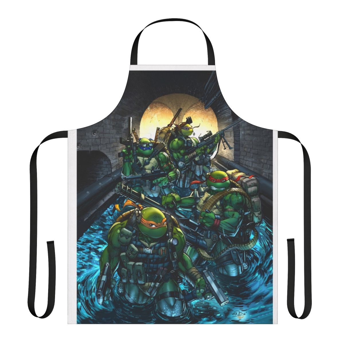 Tactical-style apron featuring the Teenage Mutant Ninja Turtles
