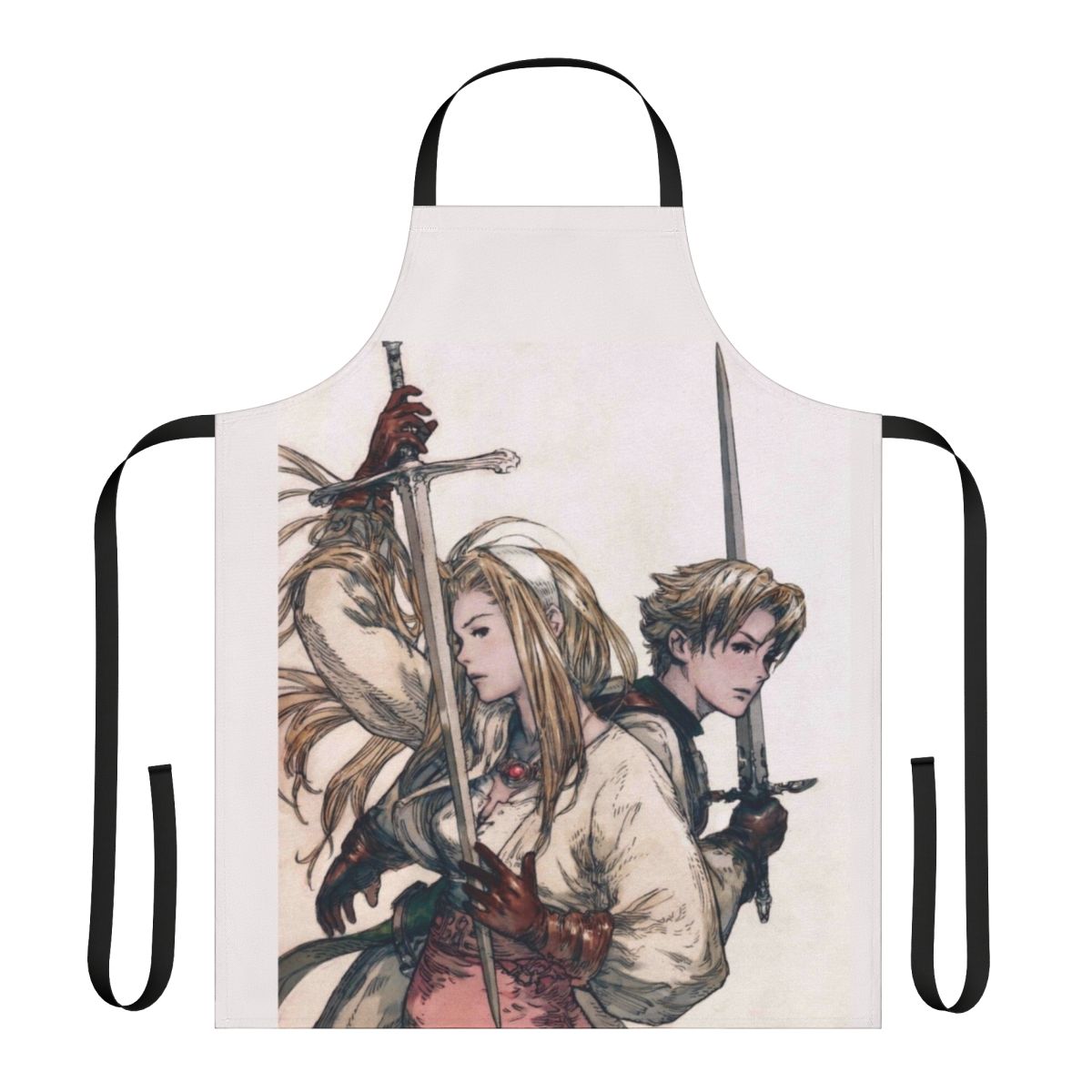 Tactics Inspired Gaming Apron with Iconic Imagery from Beloved SRPG Franchise