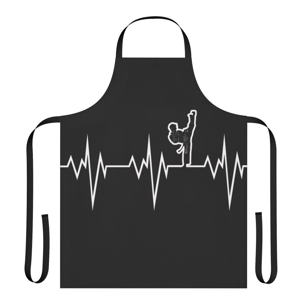 Taekwondo inspired martial arts apron with Korean cultural elements