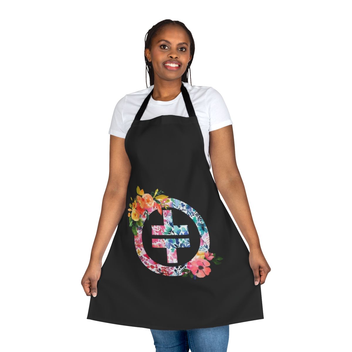 Take That inspired apron with band logo