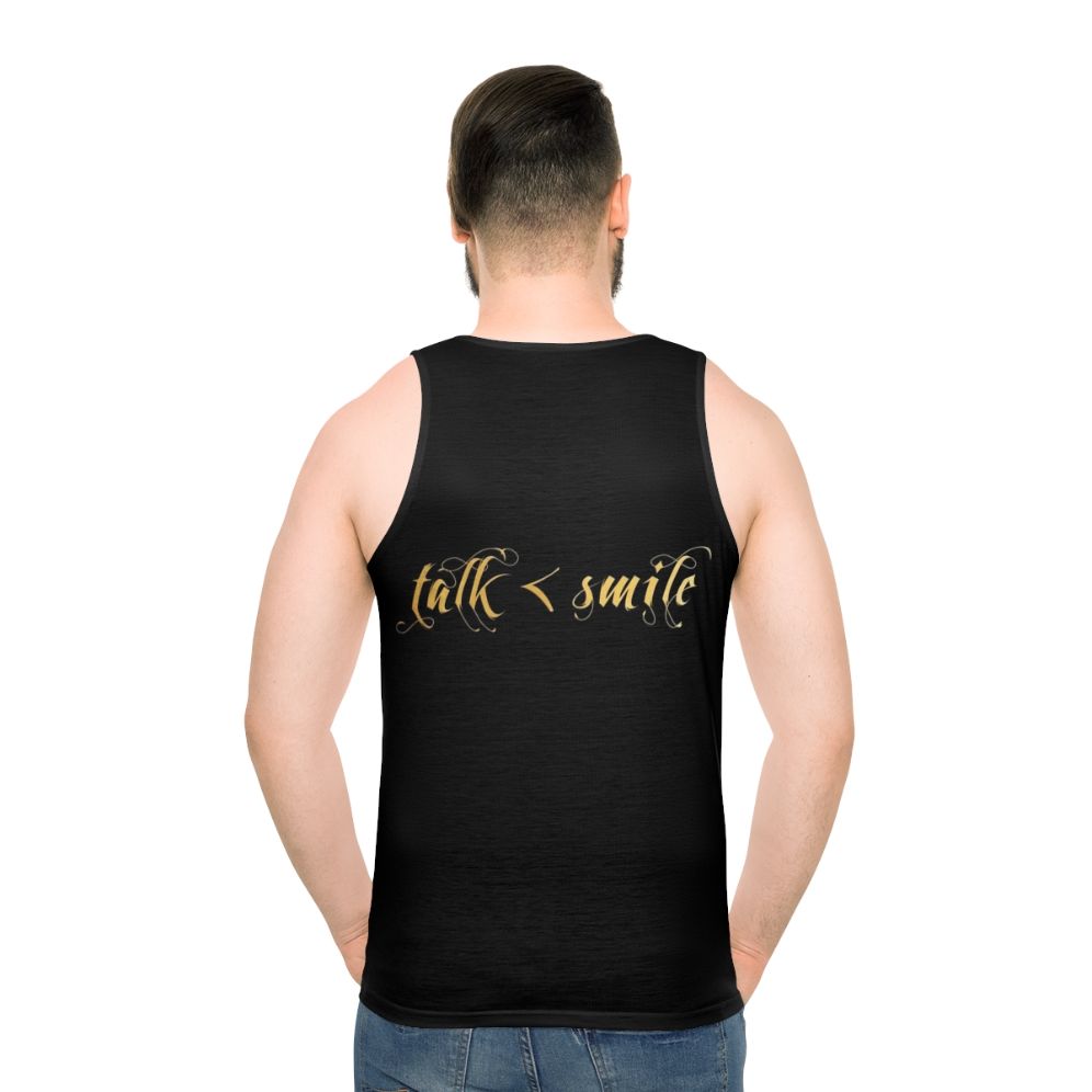 Talk Less Smile More Unisex Tank Top featuring Hamilton and Aaron Burr