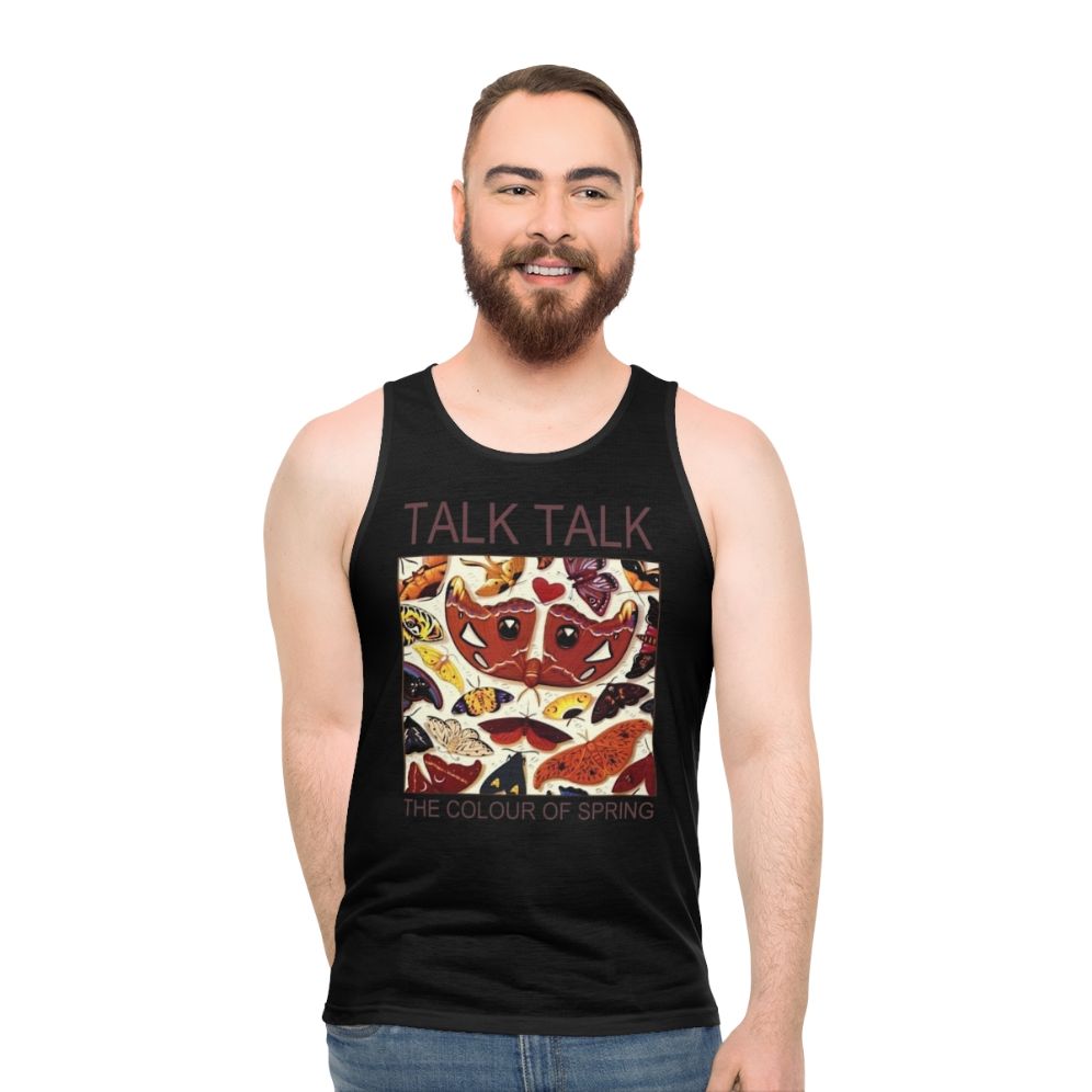 Unisex tank top featuring the album cover art of Talk Talk's 'The Colour of Spring'