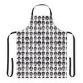Talking Heads-inspired apron featuring the iconic album cover art from their 1980 album "Remain in Light"