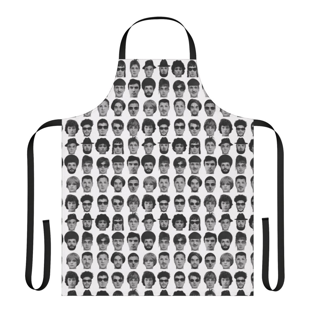 Talking Heads-inspired apron featuring the iconic album cover art from their 1980 album "Remain in Light"