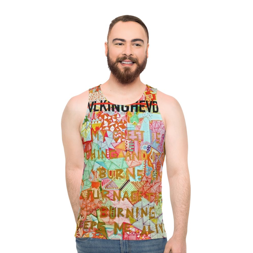 Talking Heads Unisex Retro Music Tank Top