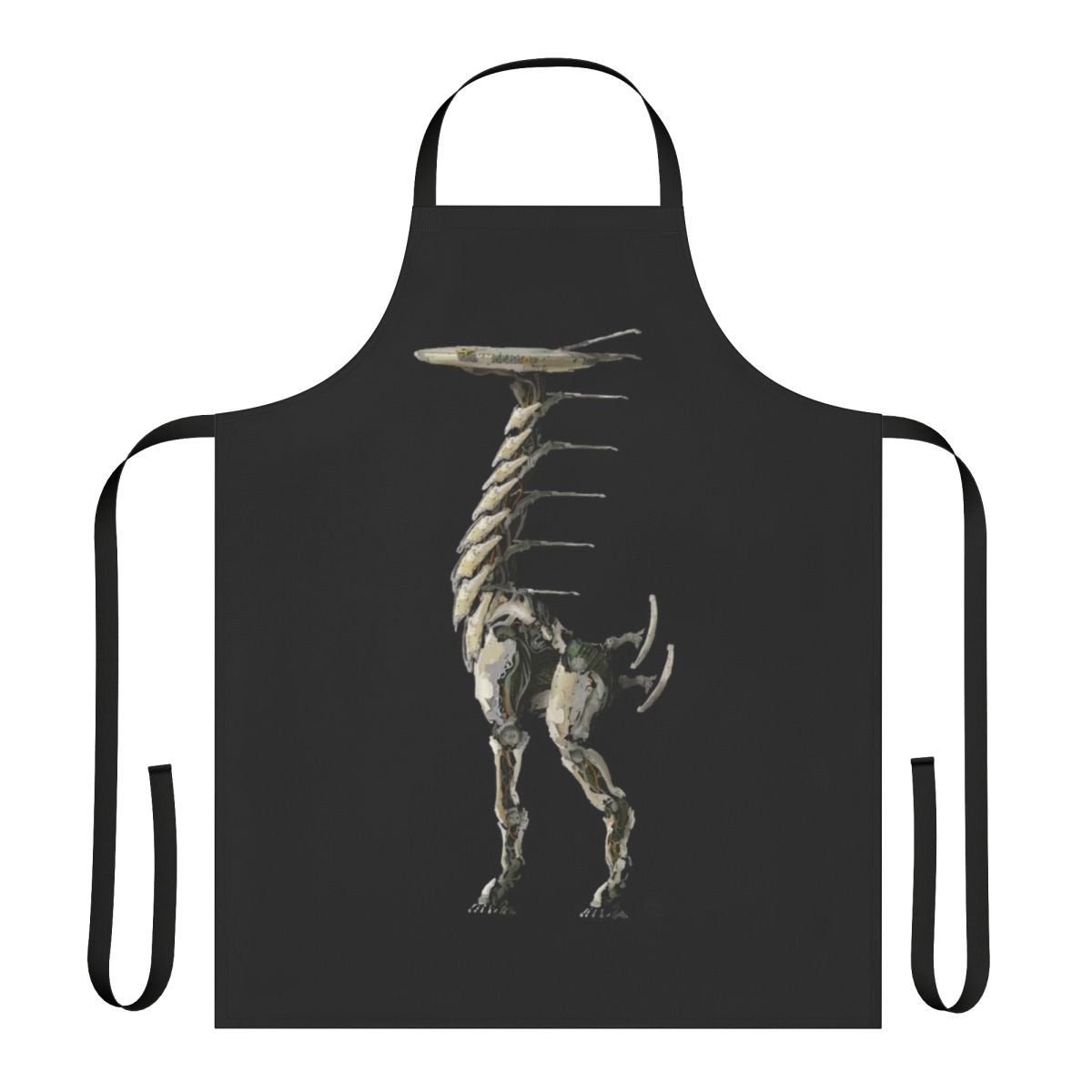 Apron featuring a Tallneck, a prominent creature from the video game Horizon Zero Dawn
