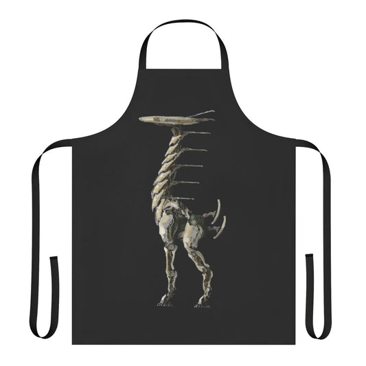 Apron featuring a Tallneck, a prominent creature from the video game Horizon Zero Dawn