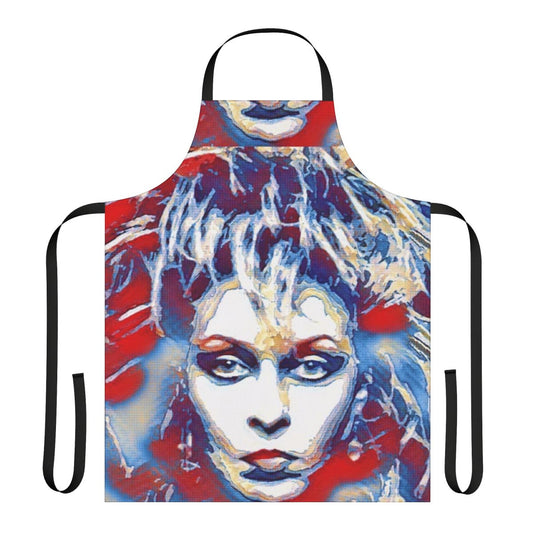 Apron featuring a portrait of Tamara Danz, the iconic East German singer