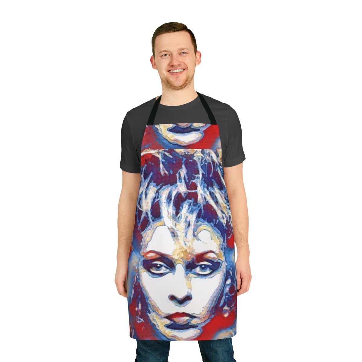 Apron featuring a portrait of Tamara Danz, the iconic East German singer