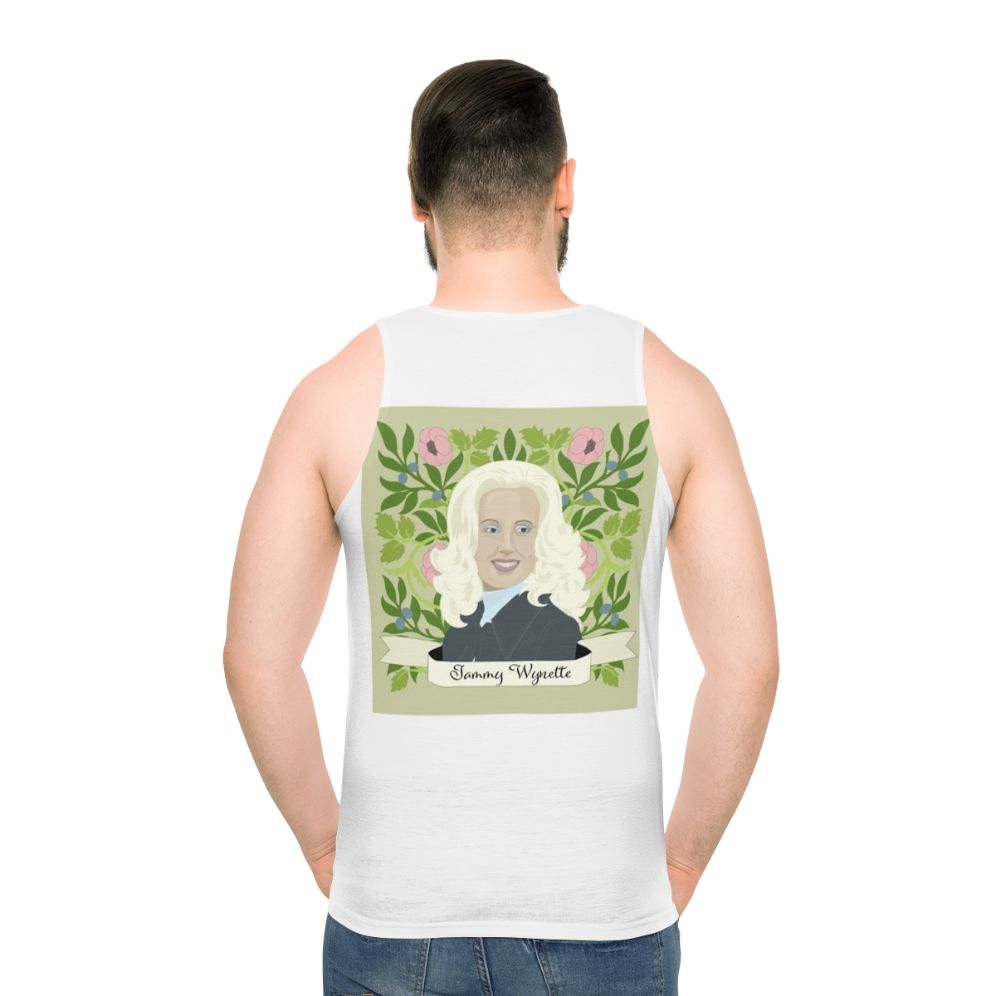 Tammy Wynette Country Music Floral Tank Top