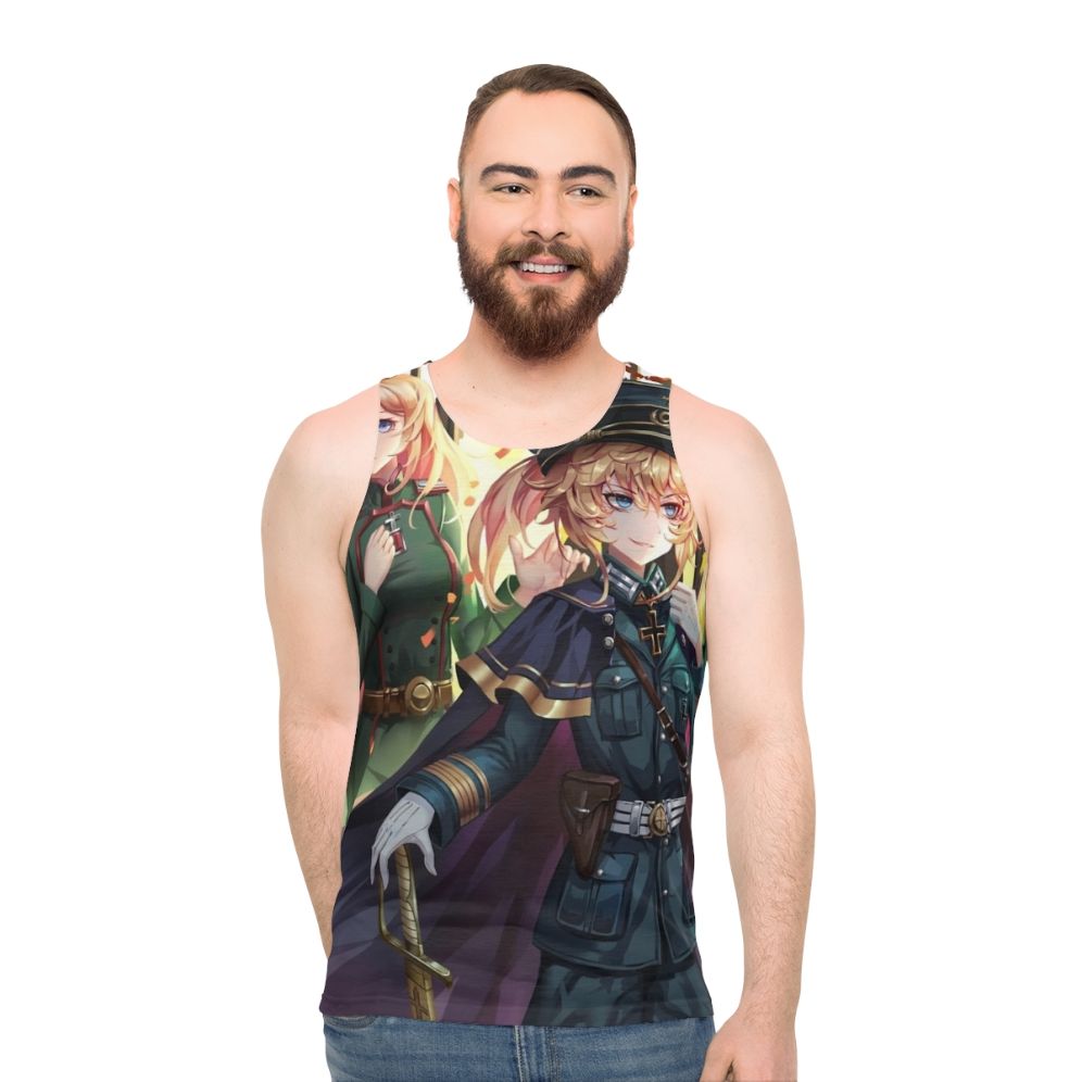 Tanya the Evil unisex tank top inspired by Youjo Senki anime