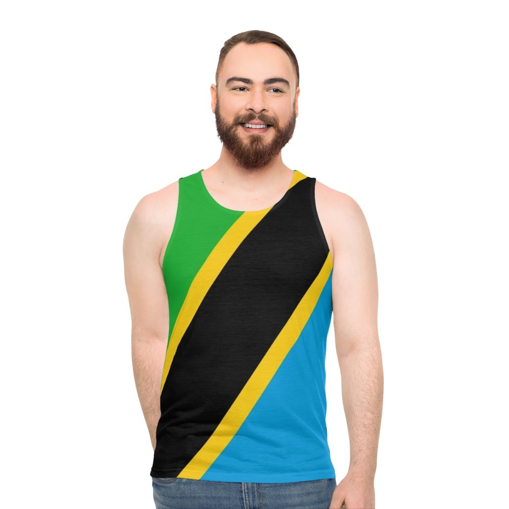 Tanzania Flag Unisex Tank Top
