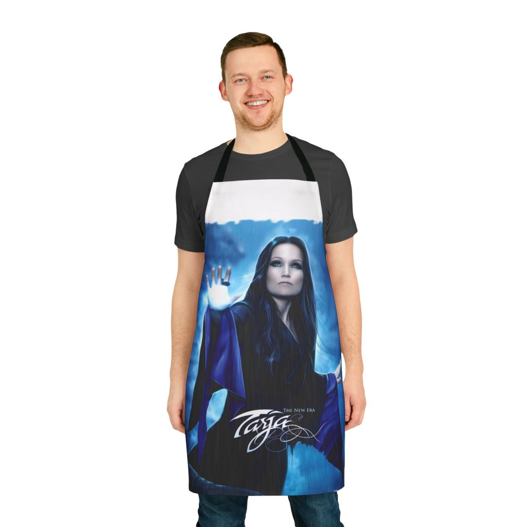 A high-quality apron featuring the iconic Tarja Turunen, the former lead vocalist of the Finnish metal band Nightwish.