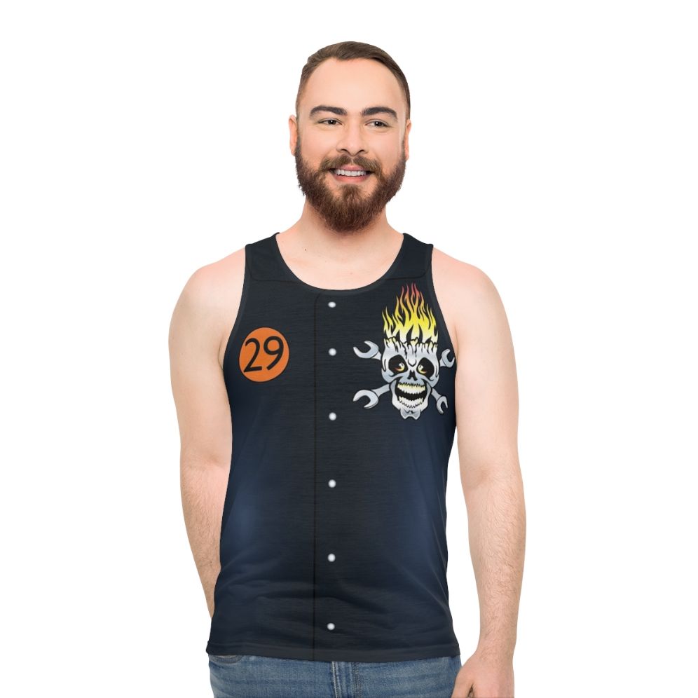 Taro Kitano Hot Wheels World Race Unisex Tank Top