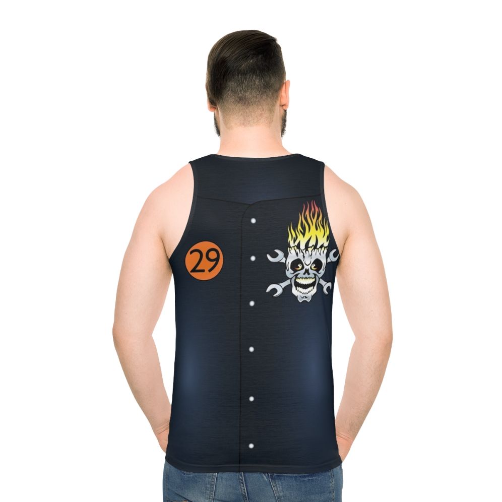 Taro Kitano Hot Wheels World Race Unisex Tank Top