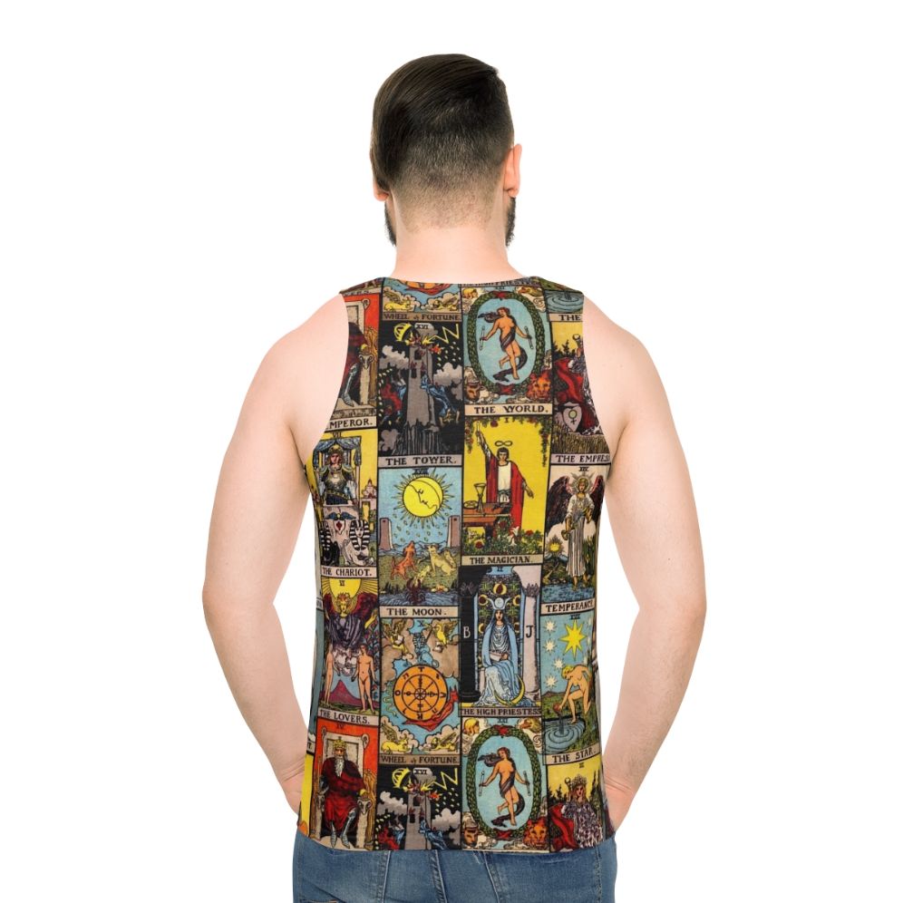 Unisex tank top featuring the Major Arcana of the Tarot