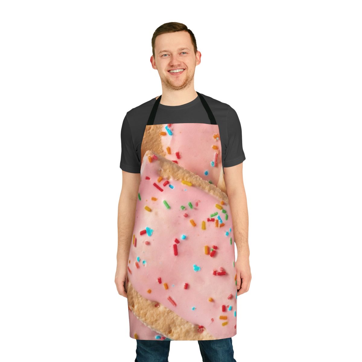 Pop Tart Inspired Apron, Featuring a Vibrant Pop Tart Design