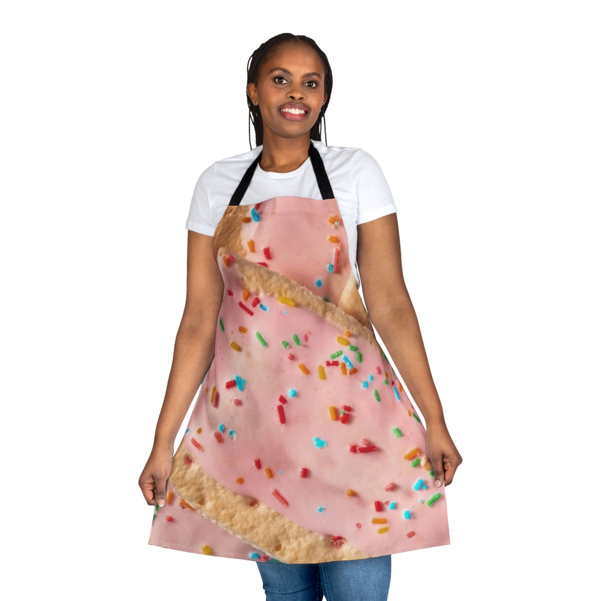 Pop Tart Inspired Apron, Featuring a Vibrant Pop Tart Design
