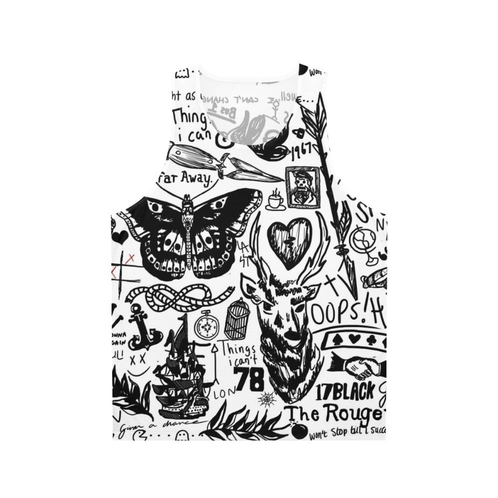 Tattoo Collage Unisex Tank Top
