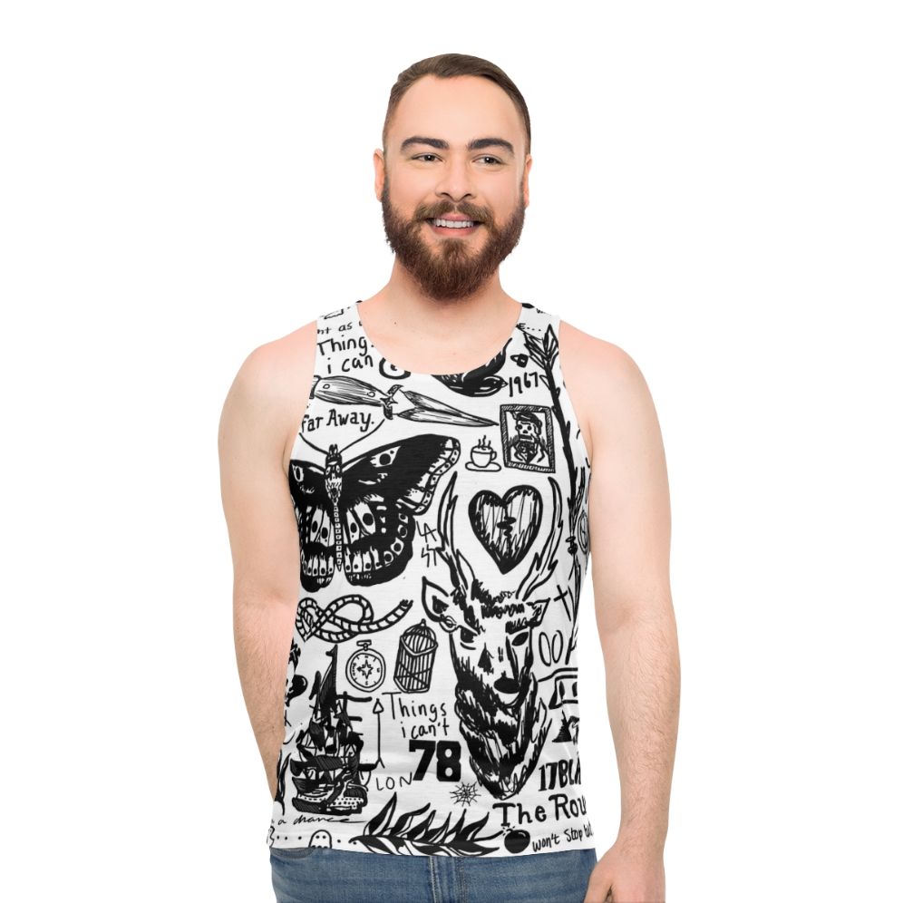 Tattoo Collage Unisex Tank Top