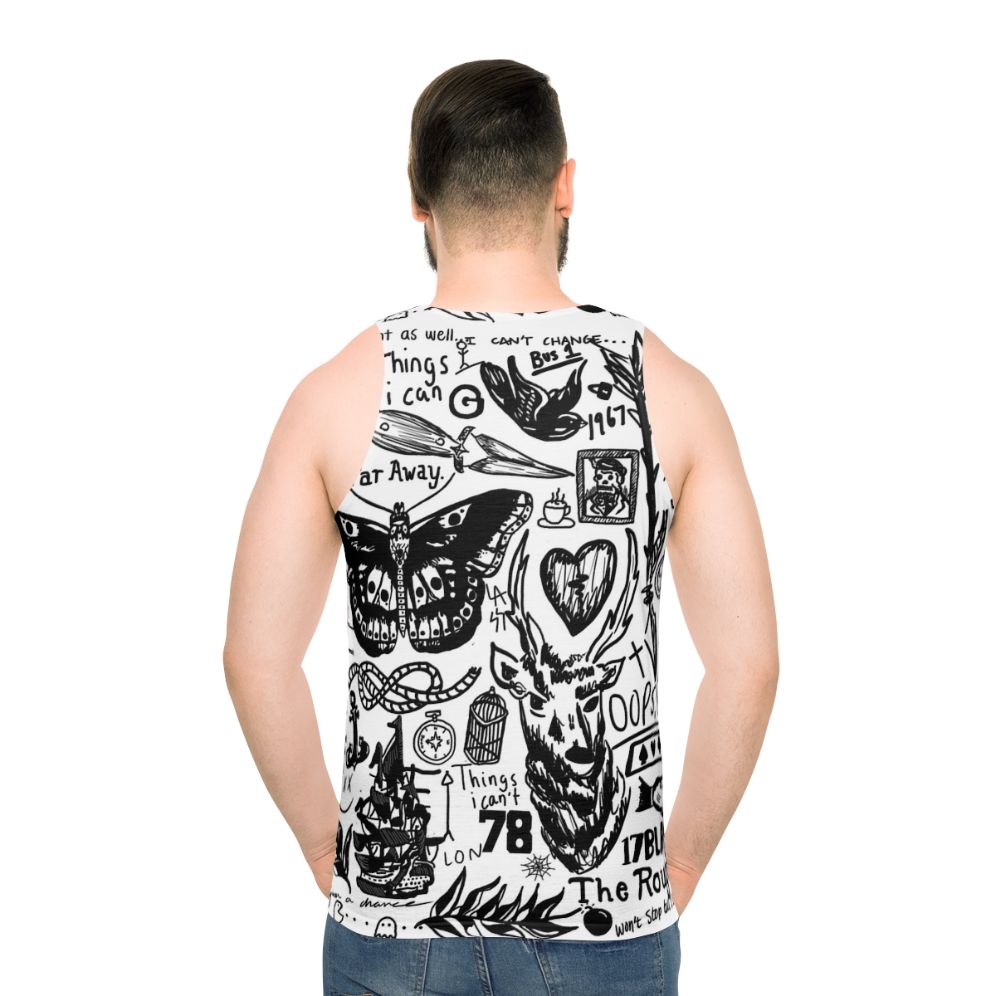 Tattoo Collage Unisex Tank Top